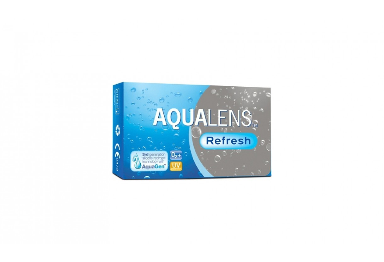 Μηνιαίοι Φακοί Επαφής Aqualens Refresh (3 Φακοί)